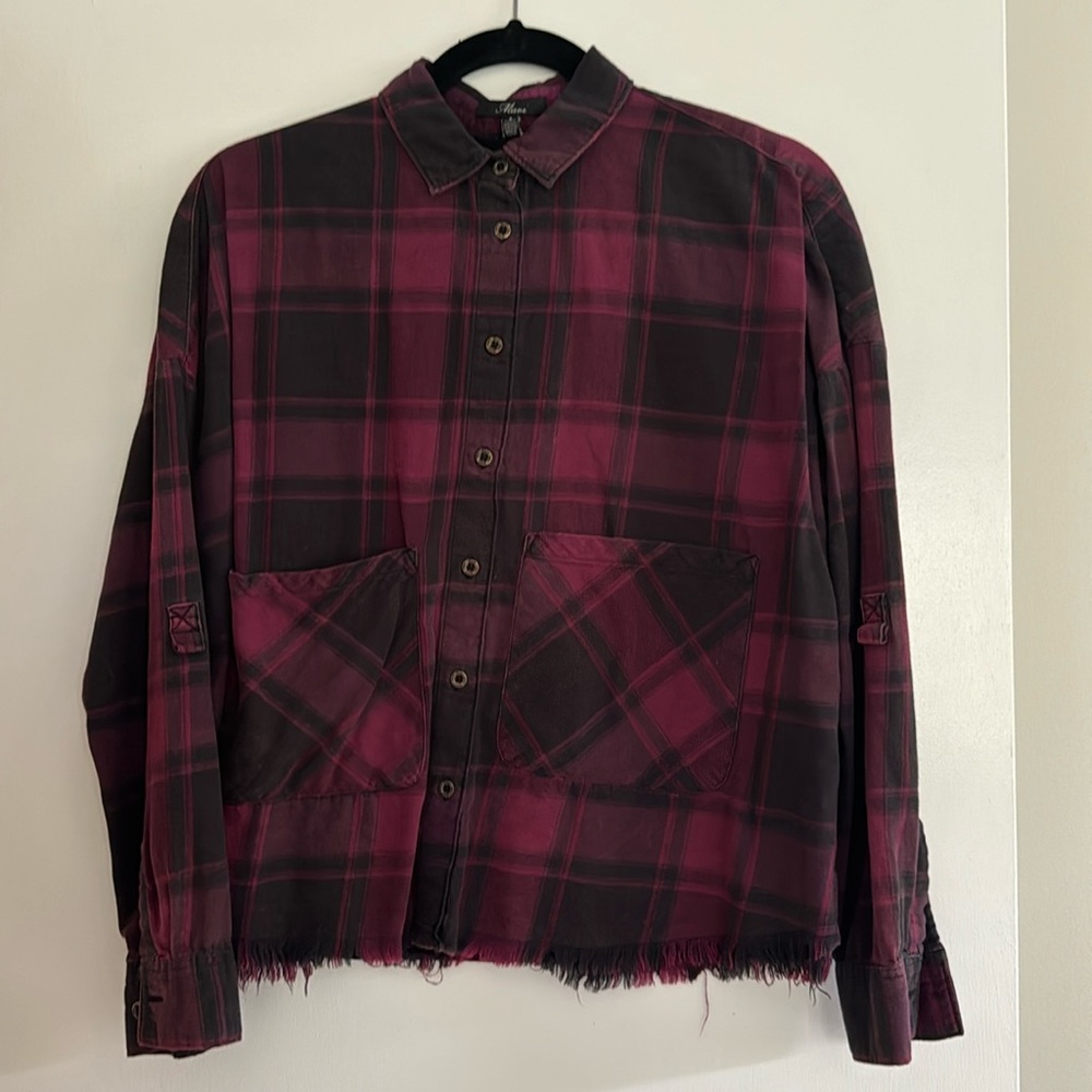 Mavi Jeans Distressed Flannel